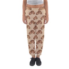 Coffee Beans Pattern Texture Women s Jogger Sweatpants by Maspions