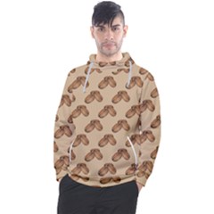 Coffee Beans Pattern Texture Men s Pullover Hoodie