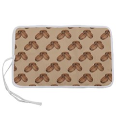 Coffee Beans Pattern Texture Pen Storage Case (l)