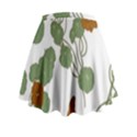 Nasturtium Flower Plant Leaves Mini Flare Skirt View2