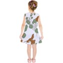 Nasturtium Flower Plant Leaves Kids  Tunic Dress View2