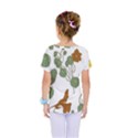 Nasturtium Flower Plant Leaves Kids  One Piece T-Shirt View2