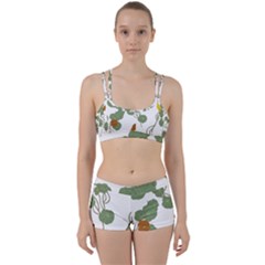 Nasturtium Flower Plant Leaves Perfect Fit Gym Set