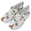 Nasturtium Flower Plant Leaves Women s Velcro Strap Shoes View2