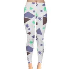 Seamless Pattern Geometric Texture Everyday Leggings  by Maspions