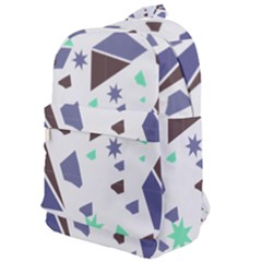 Seamless Pattern Geometric Texture Classic Backpack