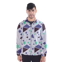 Seamless Pattern Geometric Texture Men s Windbreaker