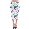 Seamless Pattern Geometric Texture Midi Pencil Skirt View1