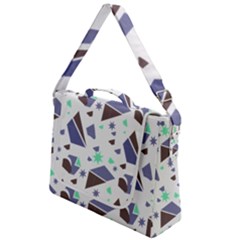 Seamless Pattern Geometric Texture Box Up Messenger Bag