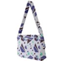 Seamless Pattern Geometric Texture Full Print Messenger Bag (L) View2