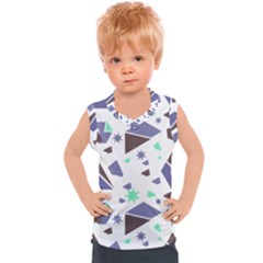 Seamless Pattern Geometric Texture Kids  Sport Tank Top