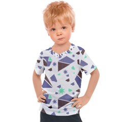 Seamless Pattern Geometric Texture Kids  Sports T-shirt