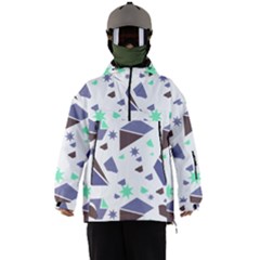 Seamless Pattern Geometric Texture Men s Ski And Snowboard Waterproof Breathable Jacket