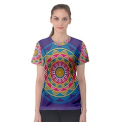 Abstract Digital Artwork Women s Sport Mesh T-shirt