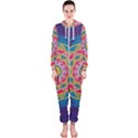 Abstract Digital Artwork Hooded Jumpsuit (Ladies) View1