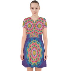 Abstract Digital Artwork Adorable In Chiffon Dress