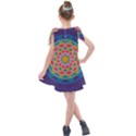 Abstract Digital Artwork Kids  Tie Up Tunic Dress View2