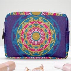 Abstract Digital Artwork Make Up Pouch (medium)