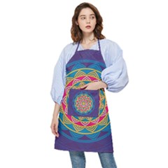 Abstract Digital Artwork Pocket Apron