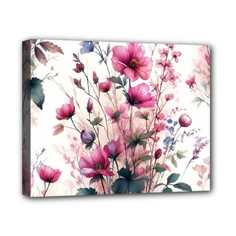 Flora Floral Flower Petal Canvas 10  X 8  (stretched) by Maspions