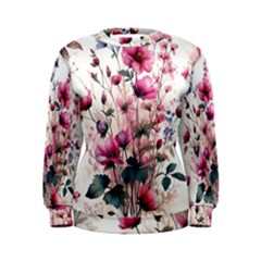 Flora Floral Flower Petal Women s Sweatshirt