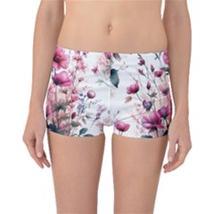 Flora Floral Flower Petal Boyleg Bikini Bottoms