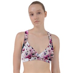 Flora Floral Flower Petal Sweetheart Sports Bra