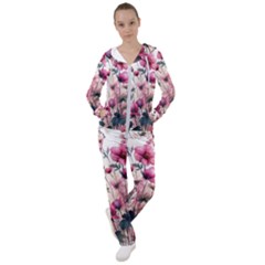 Flora Floral Flower Petal Women s Tracksuit