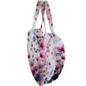 Flora Floral Flower Petal Giant Heart Shaped Tote View3