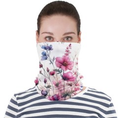 Flora Floral Flower Petal Face Seamless Bandana (adult)