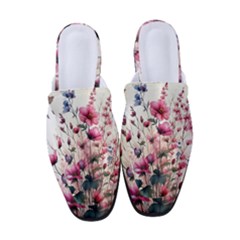 Flora Floral Flower Petal Women s Classic Backless Heels