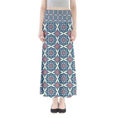 Abstract Mandala Seamless Background Texture Full Length Maxi Skirt