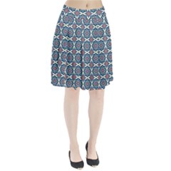 Abstract Mandala Seamless Background Texture Pleated Skirt