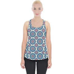 Abstract Mandala Seamless Background Texture Piece Up Tank Top