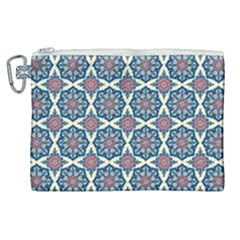 Abstract Mandala Seamless Background Texture Canvas Cosmetic Bag (xl)