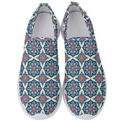 Abstract Mandala Seamless Background Texture Men s Slip On Sneakers