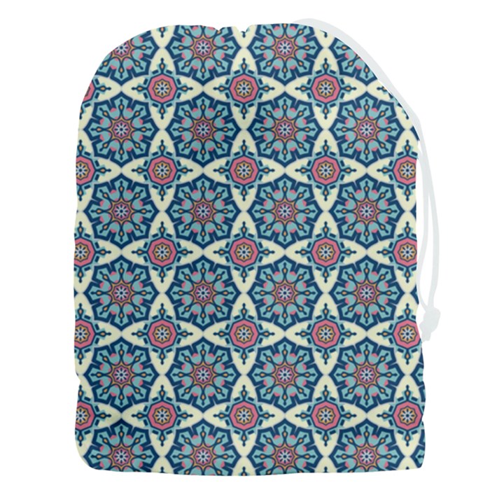 Abstract Mandala Seamless Background Texture Drawstring Pouch (3XL)