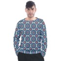 Abstract Mandala Seamless Background Texture Men s Long Sleeve Raglan T-Shirt View1