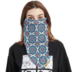 Abstract Mandala Seamless Background Texture Face Covering Bandana (triangle)