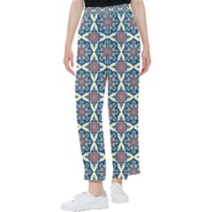 Abstract Mandala Seamless Background Texture Women s Pants 