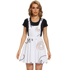 Seamless Pattern Coffee Text Apron Dress