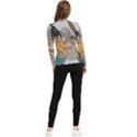 Boho Leaves Botanical Retro Vintage Women s Long Sleeve Rash Guard View2