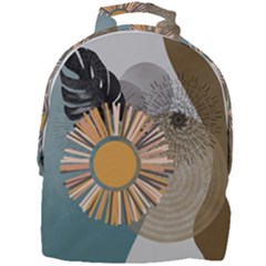 Boho Leaves Botanical Retro Vintage Mini Full Print Backpack