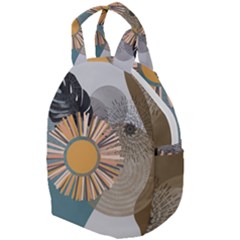 Boho Leaves Botanical Retro Vintage Travel Backpack