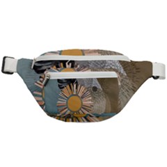 Boho Leaves Botanical Retro Vintage Fanny Pack