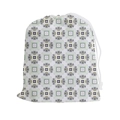 Background Pattern Retro Vintage Drawstring Pouch (2xl)