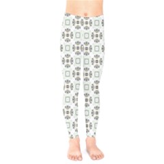 Background Pattern Retro Vintage Kids  Leggings