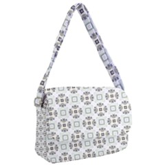 Background Pattern Retro Vintage Courier Bag