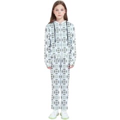 Background Pattern Retro Vintage Kids  Tracksuit