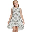 Background Pattern Retro Vintage Kids  Frill Swing Dress View1